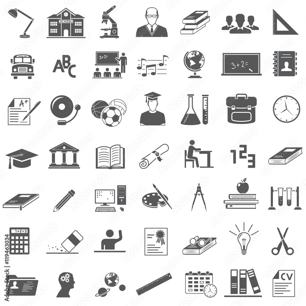 Education Icon Set Education Icon Set