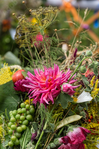 handmade  beautiful bouquets from flowers and herbs