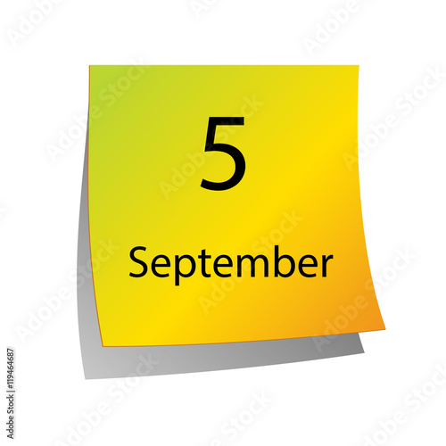 The fifth of September