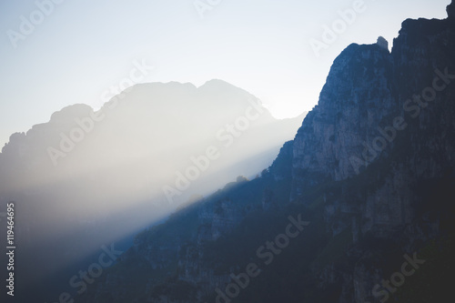 layers of mountains, great panorama and landscape © aledesun
