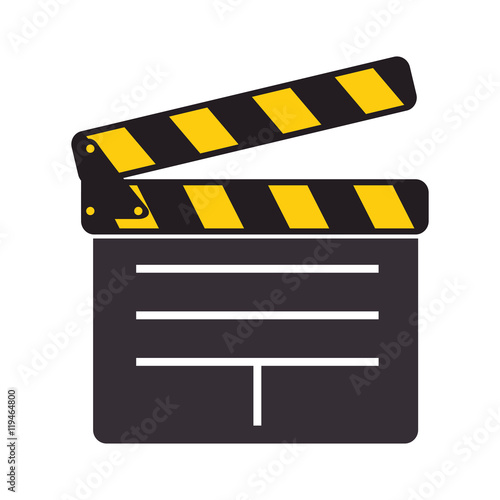 clapboard movie action object