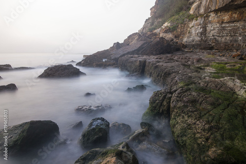 Rocky beach near Lisbon