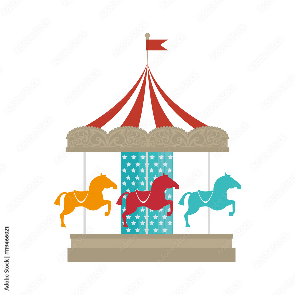 carousel carnival attraction carousel carnival attraction