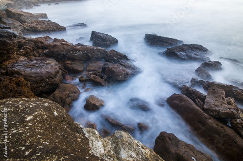 Rocky beach near Lisbon