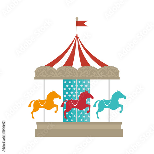 carousel carnival attraction