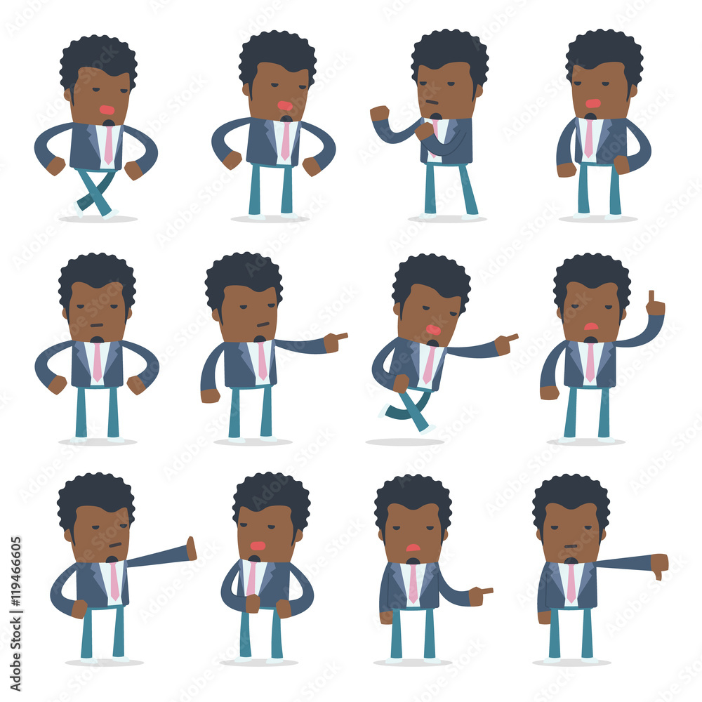 Set of Angry and Wrathful Character Startup entrepreneur abuses Set of Angry and Wrathful Character Startup entrepreneur abuses