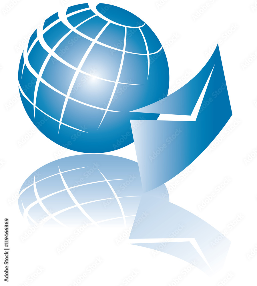 Assorted abstract images of planet earth with a global email theme Assorted abstract images of planet earth with a global email theme