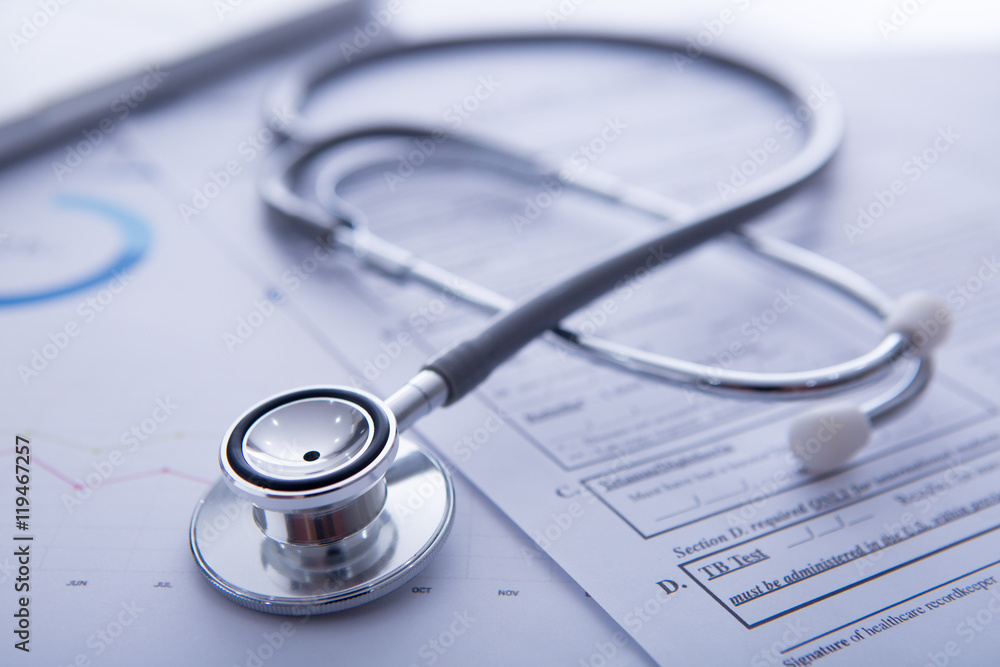 medical concept with stethoscope medical concept with stethoscope