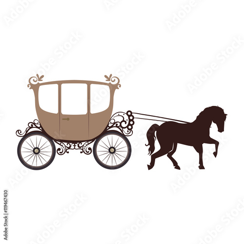 horse carriage behicle