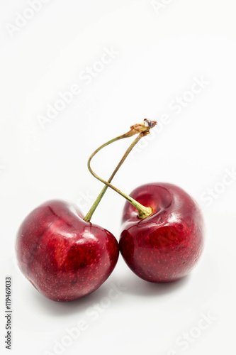 cherry isolated isolated background