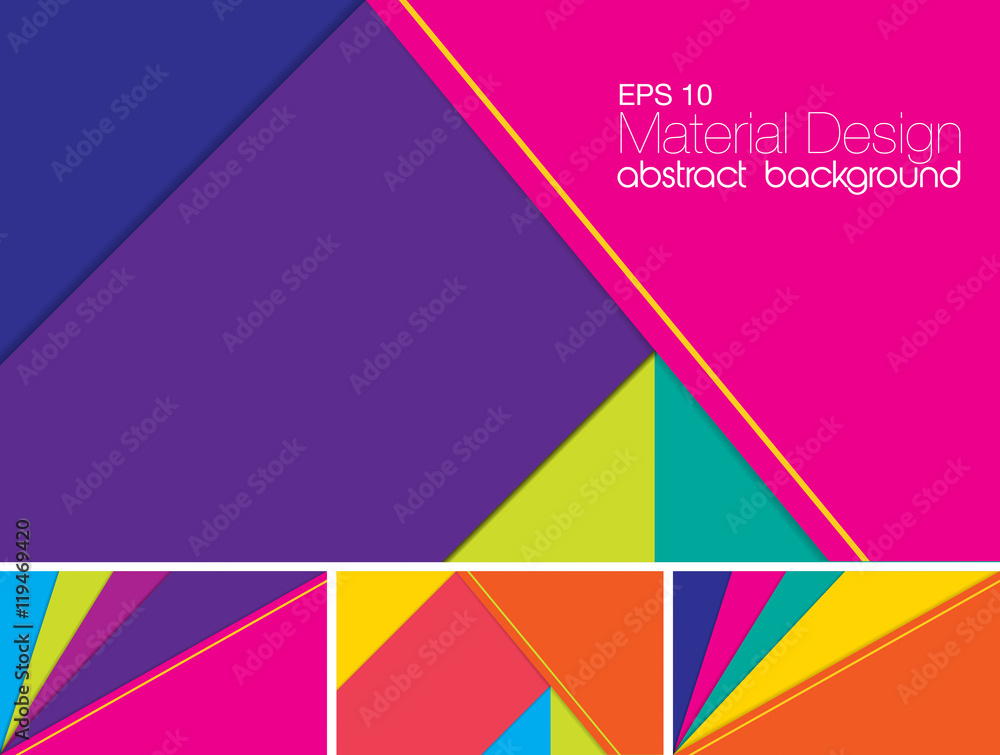 Material design abstract background