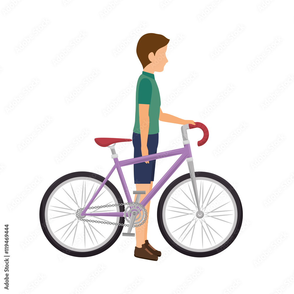 cyclist man bicycle cyclist man bicycle