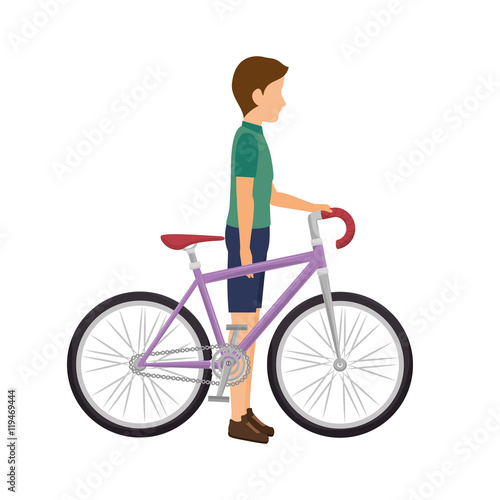 cyclist man bicycle © Gstudio