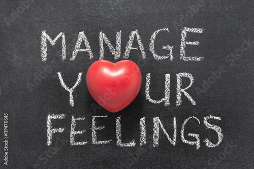 manage your feelings heart photo