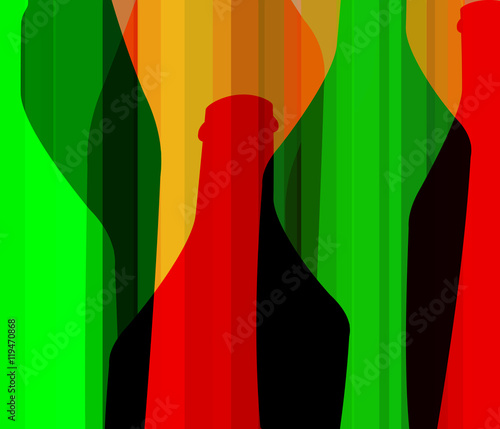 Wine List Design vector