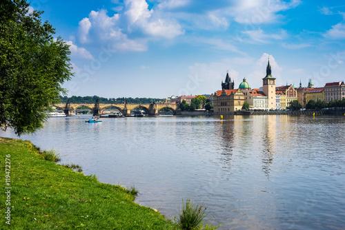 River Vltava Prague Czech Republic © Ian Woolcock