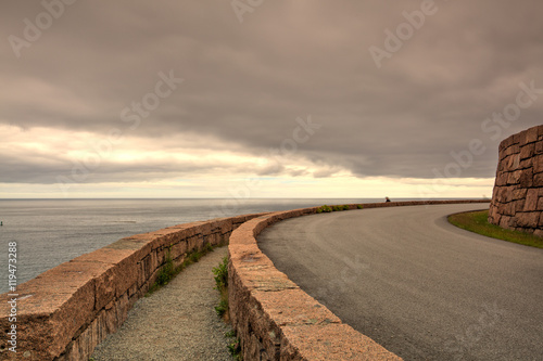 Sunset in Acadia National Park - HDR Image photo