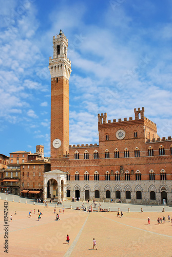 piazza del campo Siena photo