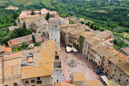 panorama di San Gimignano 