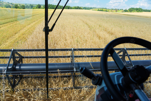 View from the cabin of a co...