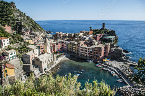Italy Cinque Terre the five villages at the Italian Riviera Liguria