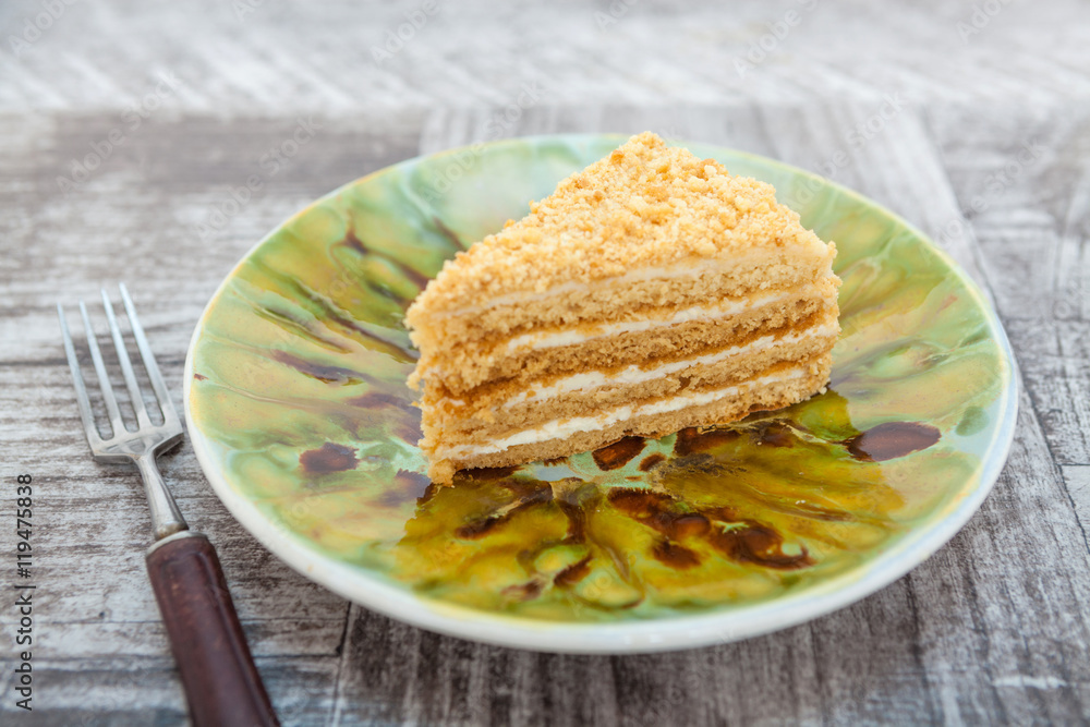 Yellow yoghurt cake with jam Yellow yoghurt cake with jam