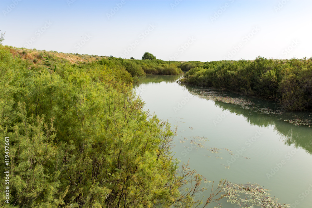 Bugun River in Kazakhstan