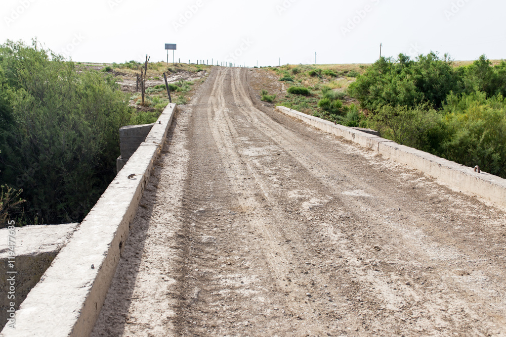 dirt road in the desert