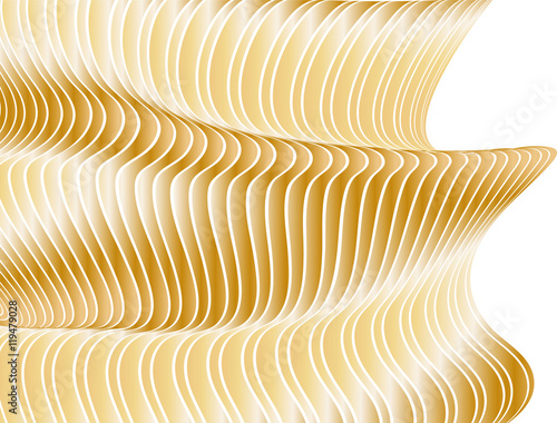 modern hypnotic background from sheets and strips with a gradient