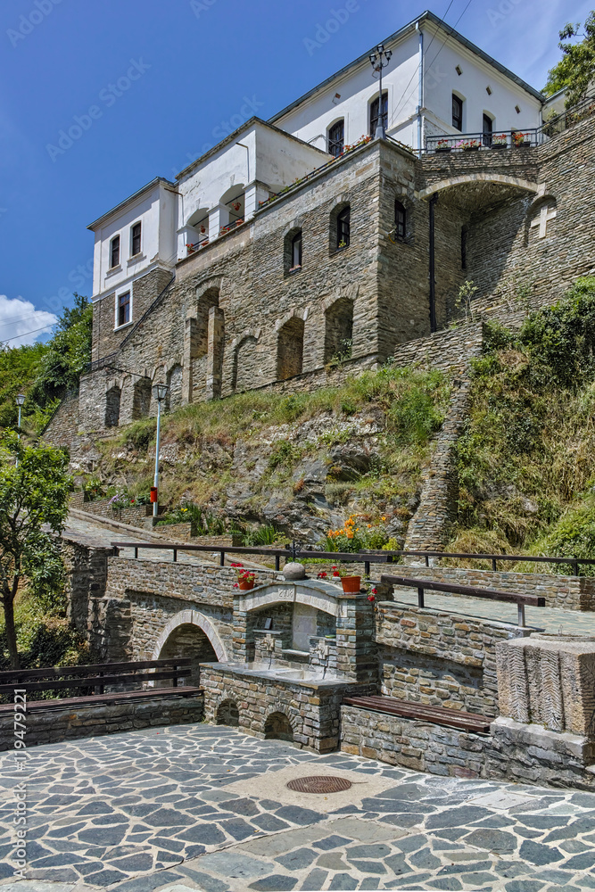 Fototapeta premium Amazing panorama Monastery St. Joachim of Osogovo, Kriva Palanka region, Republic of Macedonia