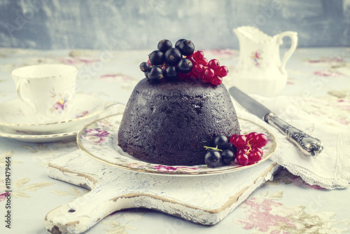 Tablou pe pânză Plum Pudding