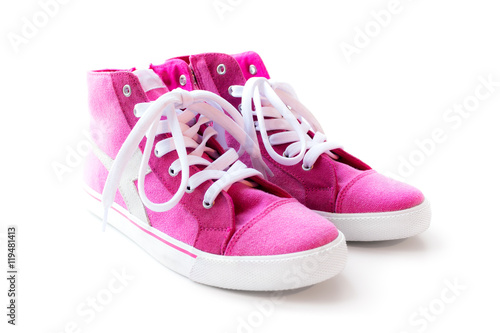 Pink woman sneakers