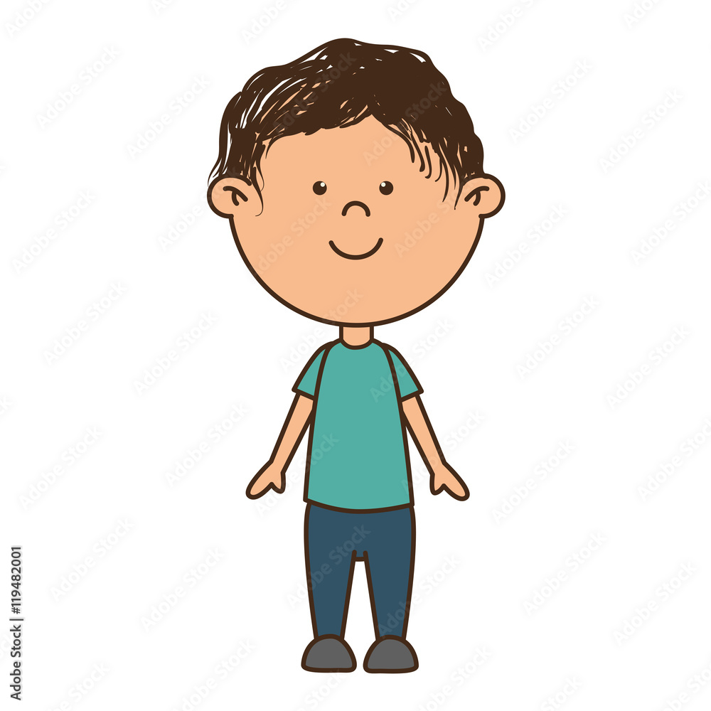 kid smiling cartoon