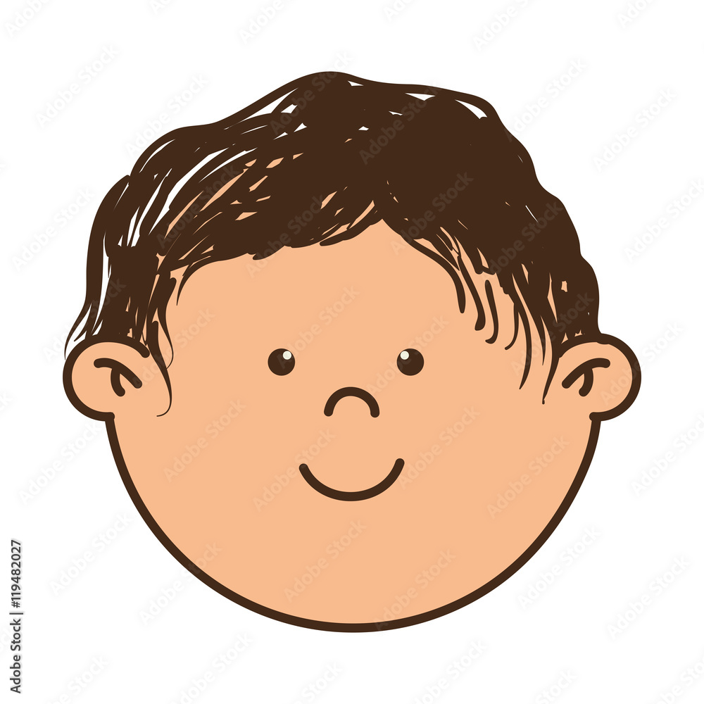 kid smiling cartoon kid smiling cartoon