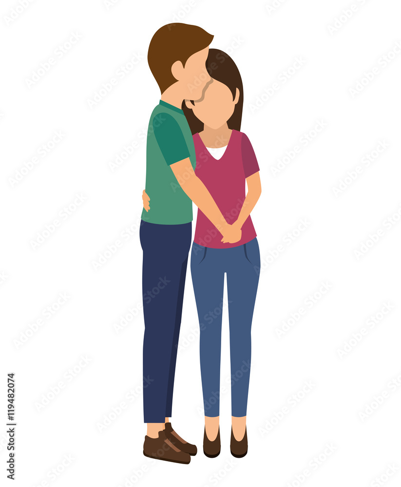woman and man couple cartoon woman and man couple cartoon
