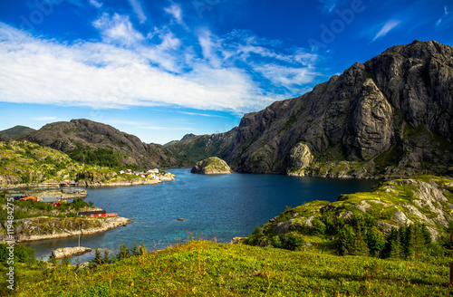 Hiking around Nusfjord , on...