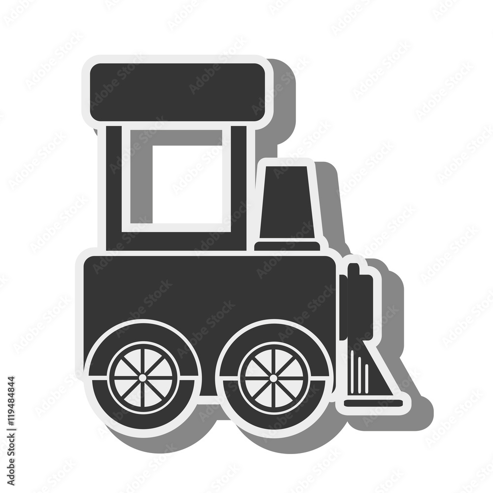 train toy kid game child entertainment object vector illustration train toy kid game child entertainment object vector illustration