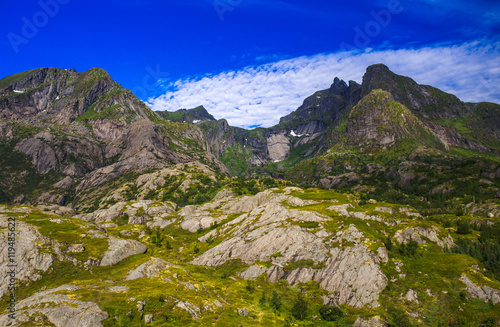 Hiking around Nusfjord , on...