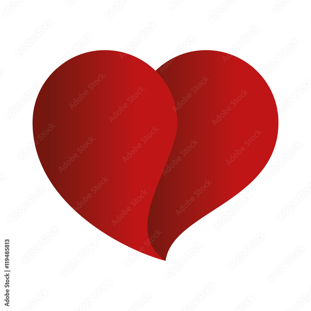 heart love two drops form shape romance passion decoration symbol vector illustration heart love two drops form shape romance passion decoration symbol vector illustration