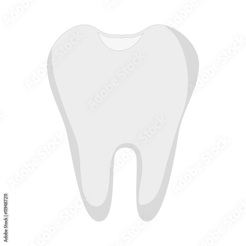 tooth white oral mouth dental dentist dentistry vector illustration