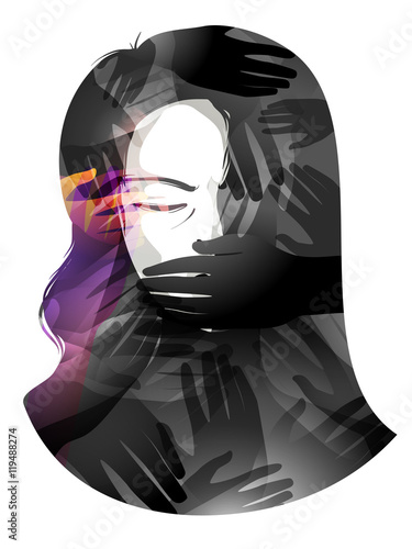 Girl Silenced Oppression