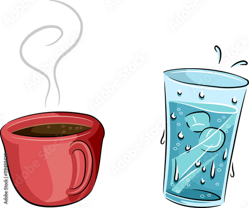 Hot Coffee Cold Water