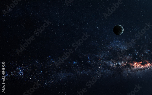 Starfield. Beauty of universe - Elements of this Image Furnished by NASA
