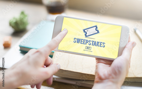 Fotografie Sweepstakes Lottery Lucky Surprise Risk Concept