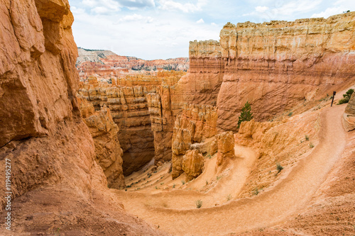 Inside the Bryce canyon