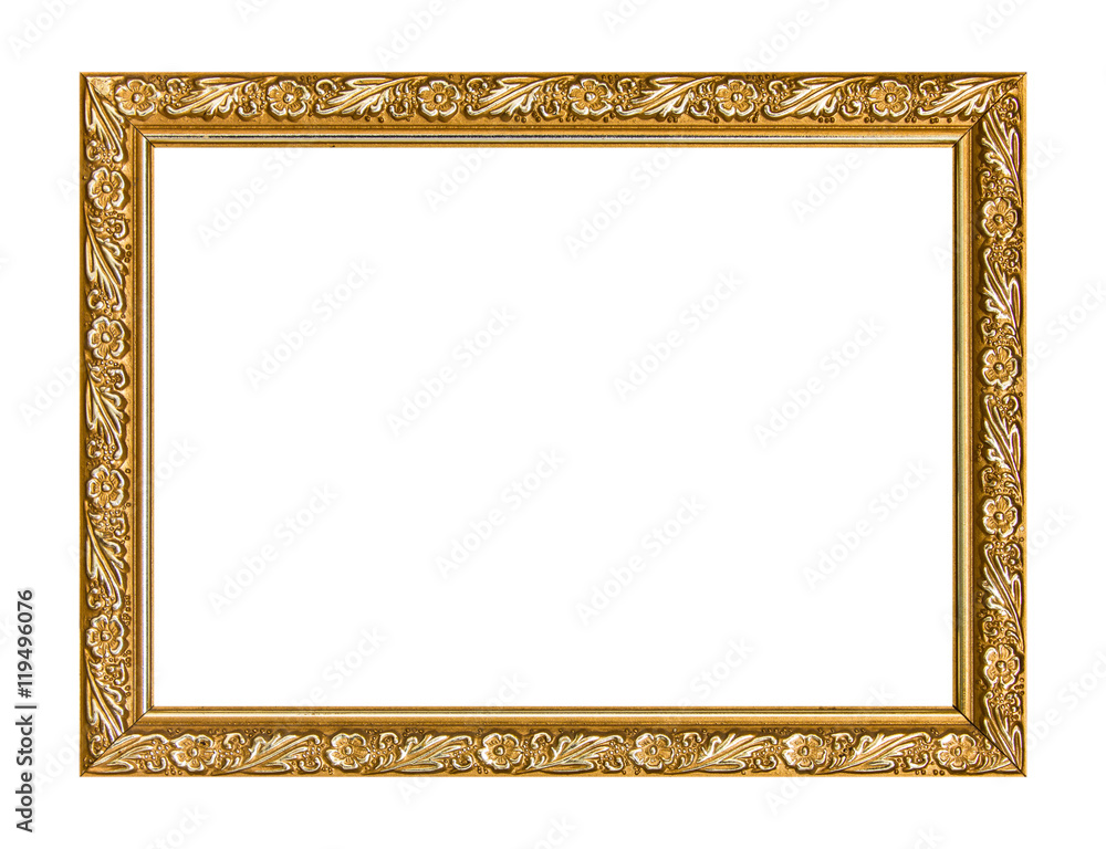 picture frame wooden carved frame pattern isolated on white back picture frame wooden carved frame pattern isolated on white back