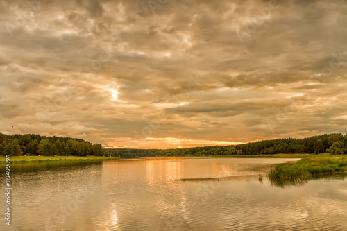 River in evening