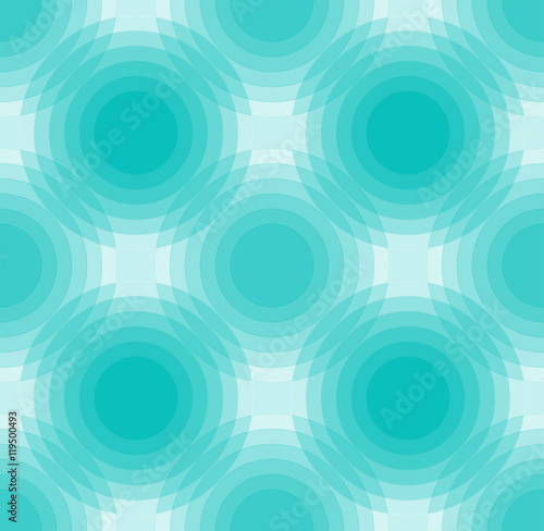 a concentric circles seamless tile in a blue color palette