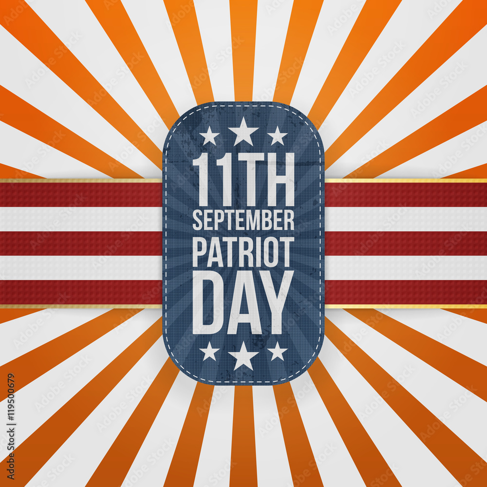 Patriot Day 11th September national Badge Patriot Day 11th September national Badge