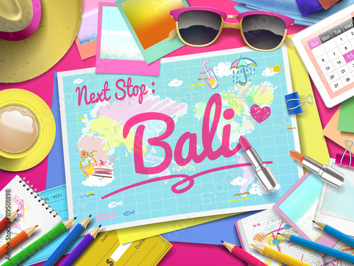 Bali on map